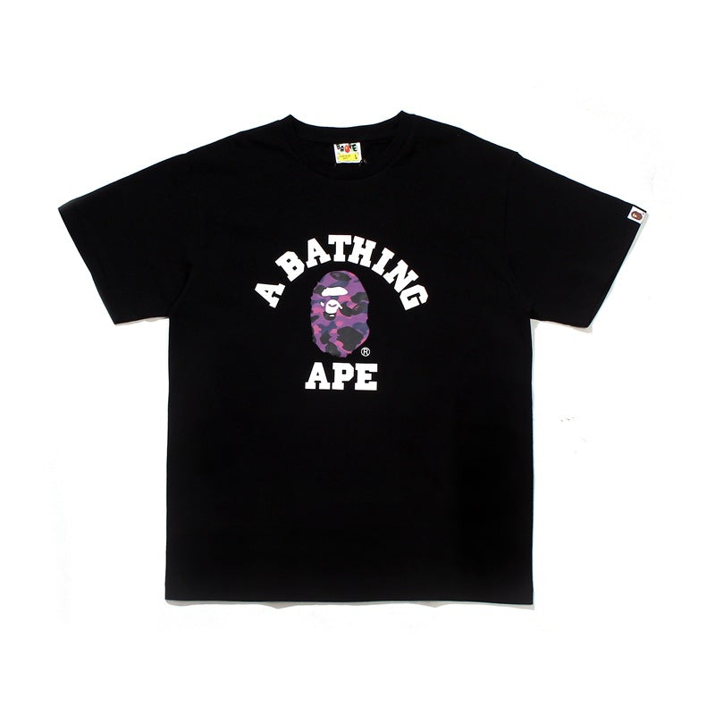 BAPE Ape Head Graphic Print Short Sleeve Tee Streetwear Unisex