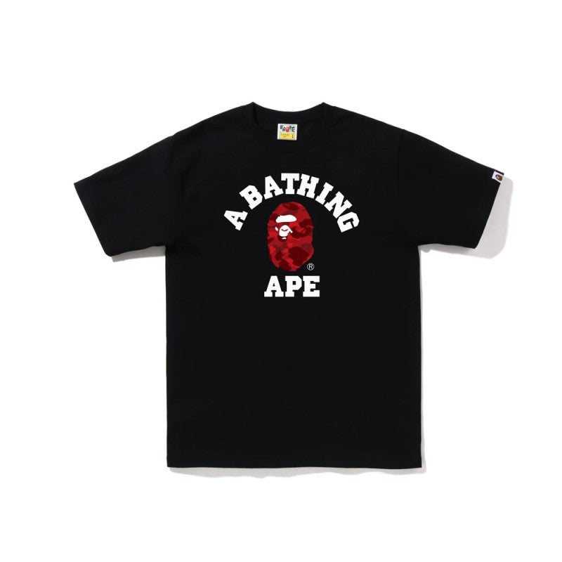 BAPE Camo Shark Ape Head Print Crew Neck Short Sleeve T‑Shirt Unisex