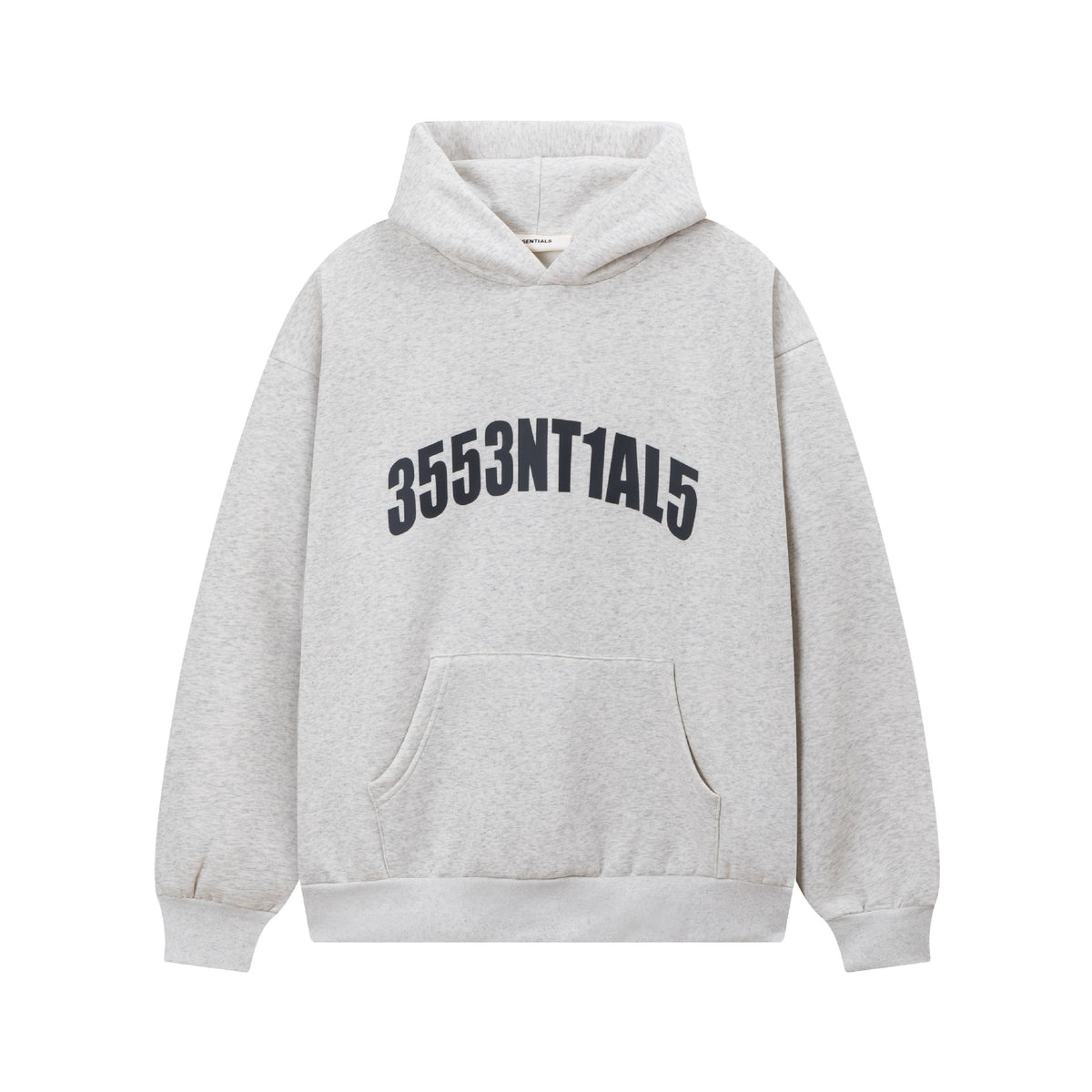 Fear Of God Essentials Rubber Print Letter Pullover Hoodie Unisex