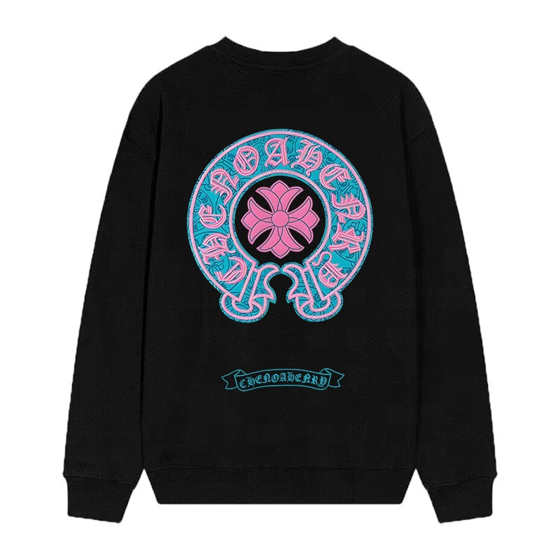 Chrome Hearts Cross Horseshoe Crewneck Sweatshirt Vintage Street Top