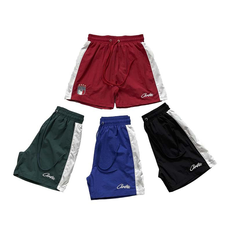 Corteiz Alcatraz Italian-Style Drawstring Nylon Shorts