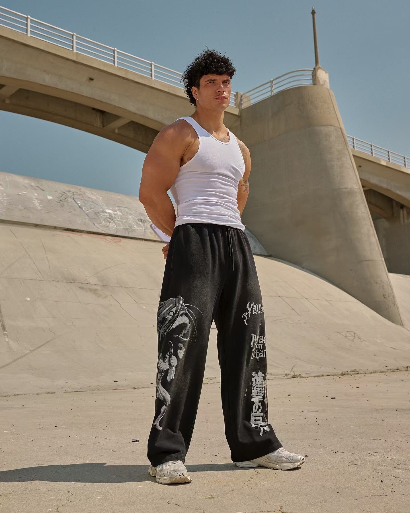 YOUNGLA 2128 AOT© x YLA Baggy Joggers