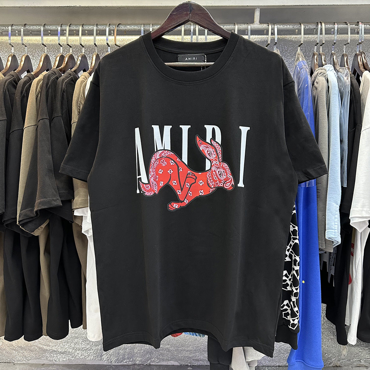 Amiri Peace Dove Graphic Oversized Tee Streetwear Unisex