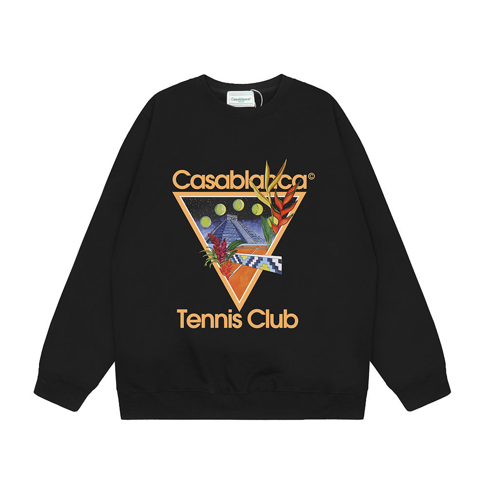 Casablanca Crewneck Sweatshirt Multi Graphic Tennis Club Pullover