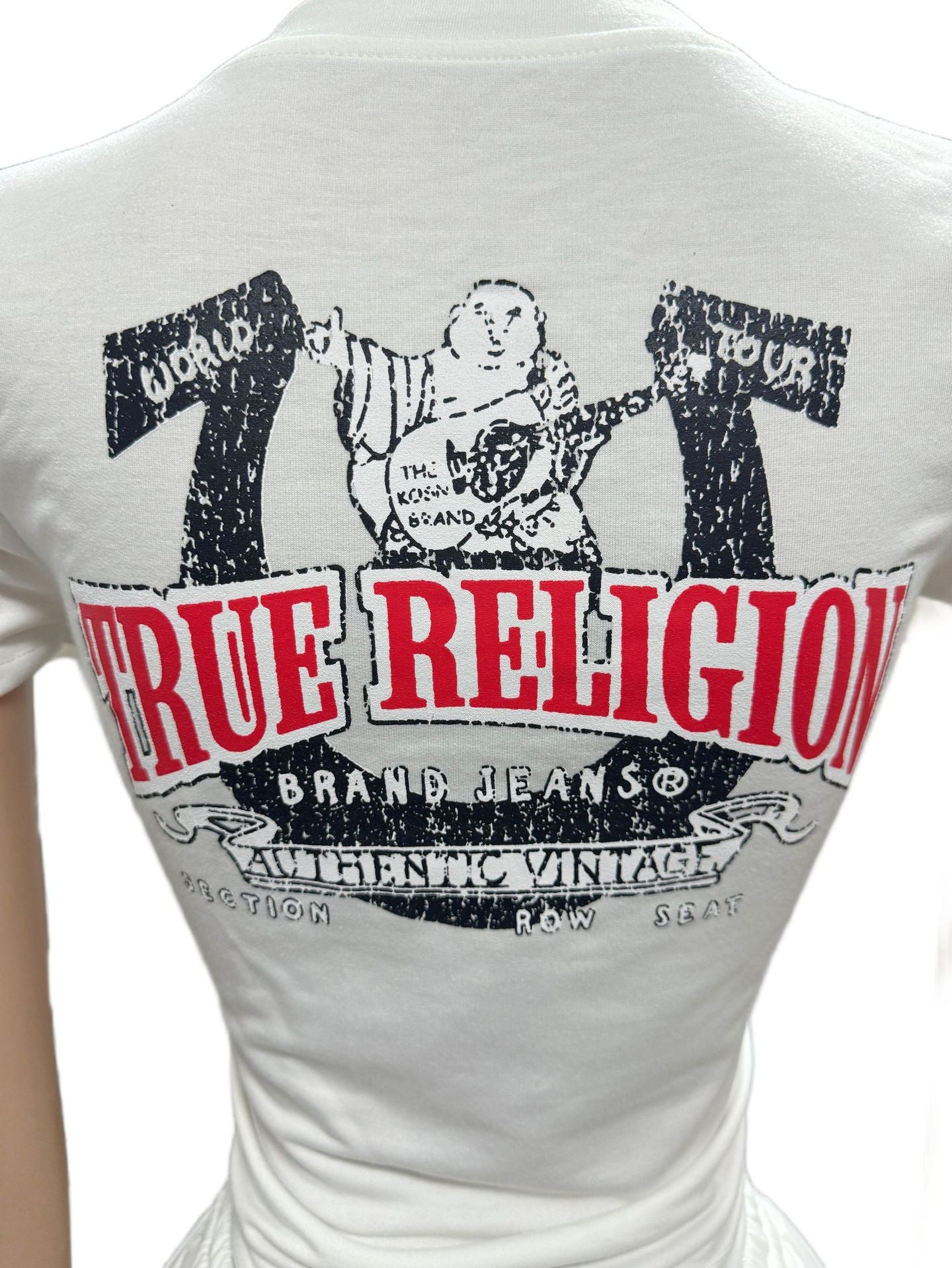 True Religion Horseshoe Graphic Print Tee Shorts 2 Piece Set