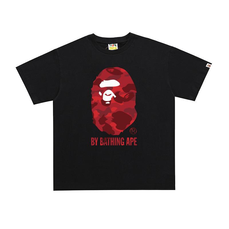 BAPE Ape Head Print Loose Unisex Streetwear T-Shirt