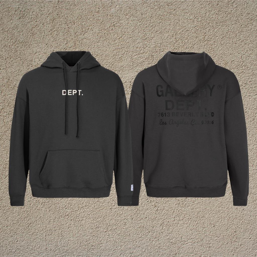 Gallery Dept Letter Print Hoodie Loose Couple Streetwear Sweatshirt