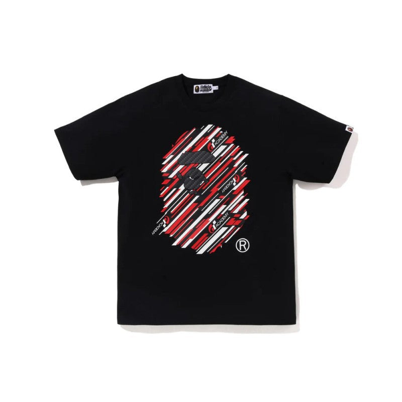 BAPE Camo Shark Ape Head Print Crew Neck Short Sleeve T‑Shirt Unisex