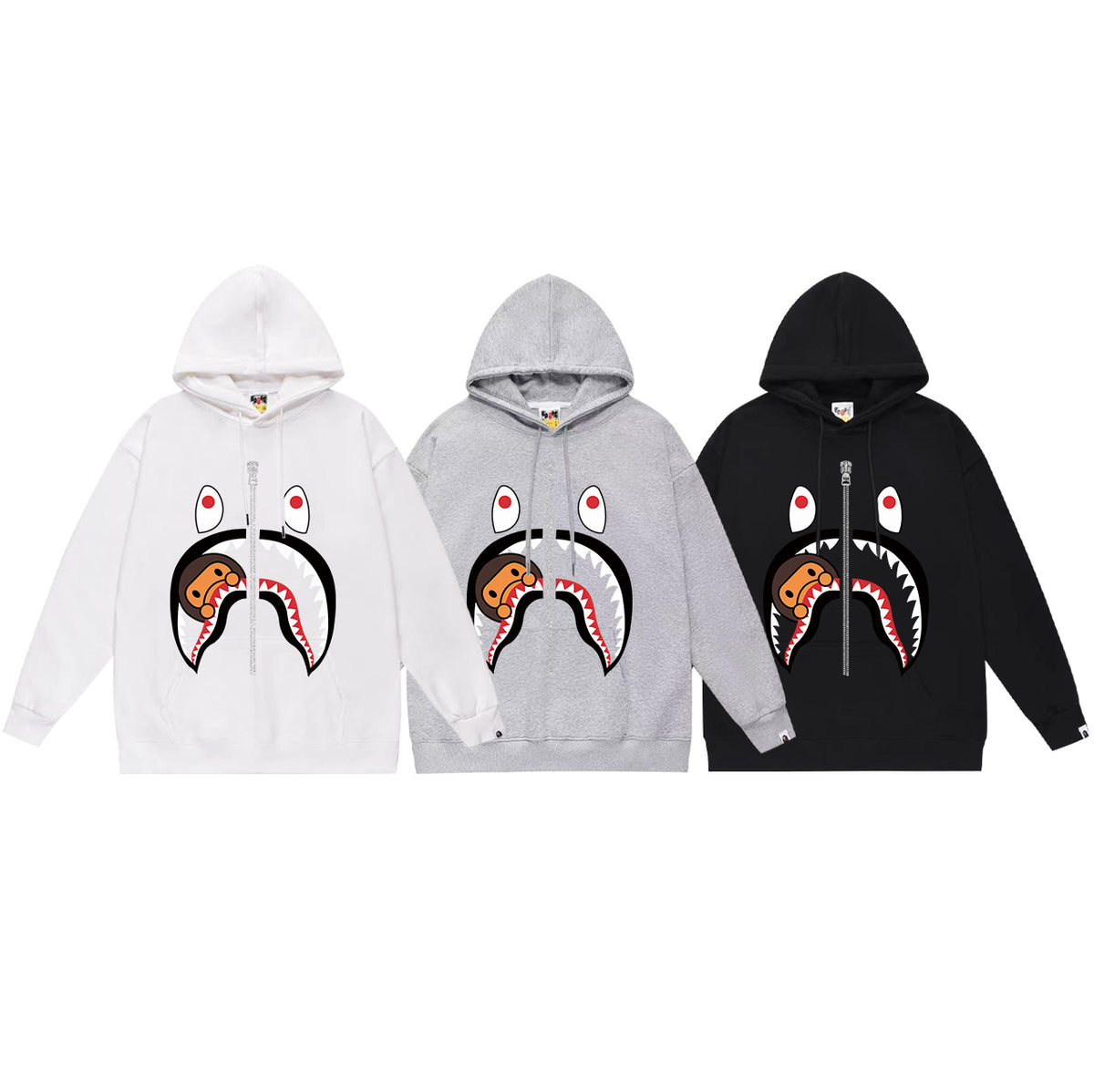 Bape Camo Ape Head Graphic Vintage Washed Oversized Hoodie Streetwear