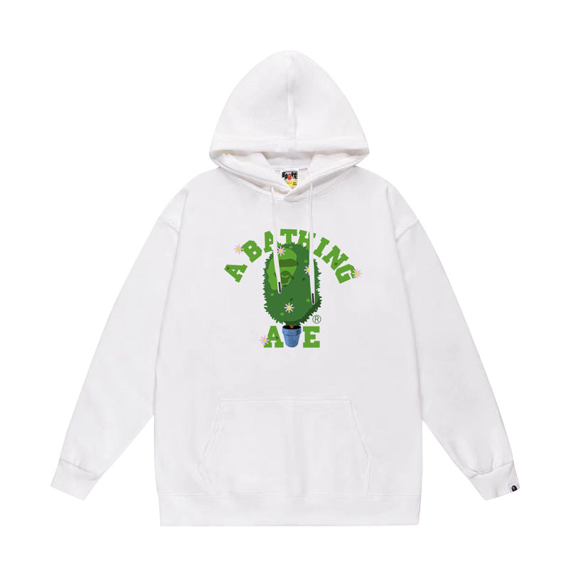 BAPE Hoodie Baby Milo Ape Head Multi Graphic Street Fleece Pullover