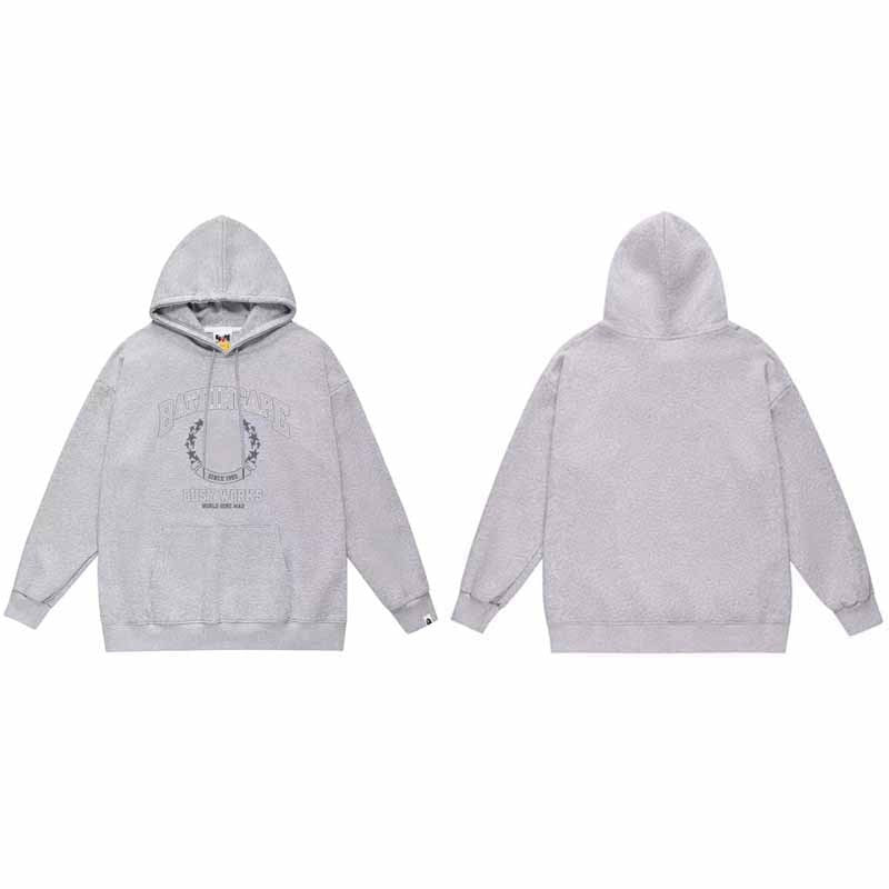 BAPE Hoodie Baby Milo Ape Head Multi Graphic Street Fleece Pullover