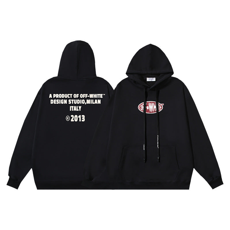 OFF-WHITE Caravaggio Angel Hoodie Heavyweight Streetwear Unisex