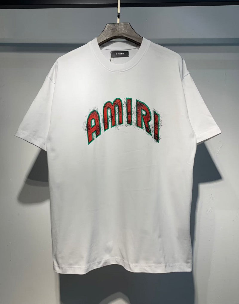 Amiri Multi‑Print Peace Dove Graffiti Oversized Tee Streetwear