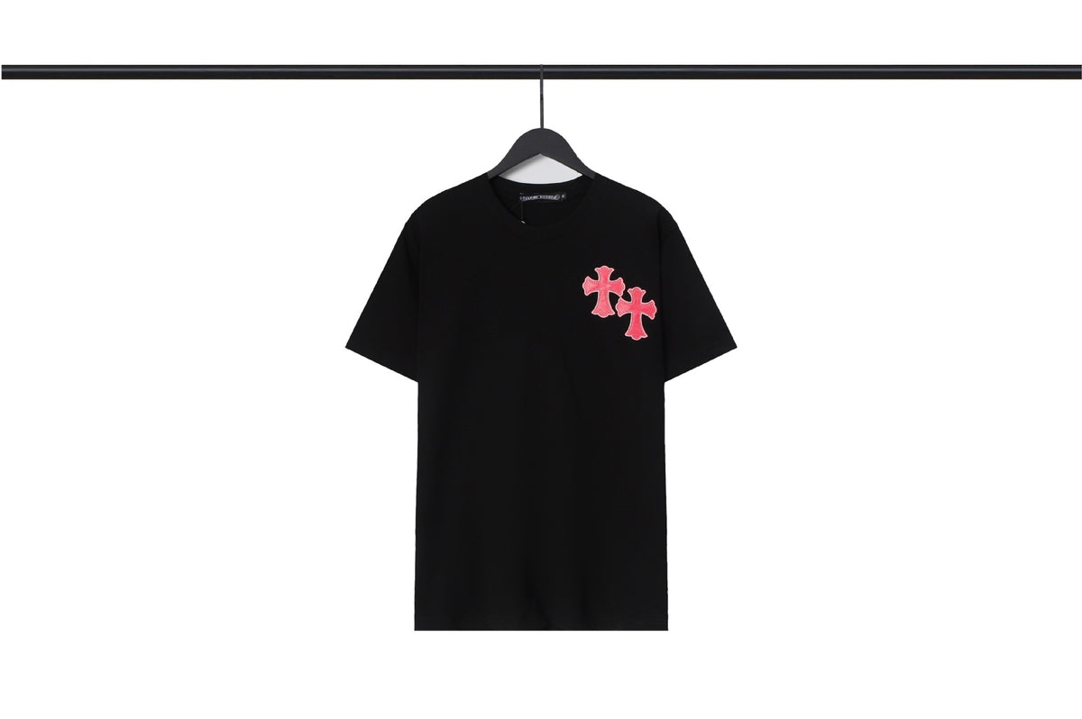 Chrome Hearts Sanskrit Cross Horseshoe Graphic Tee Multi‑Style