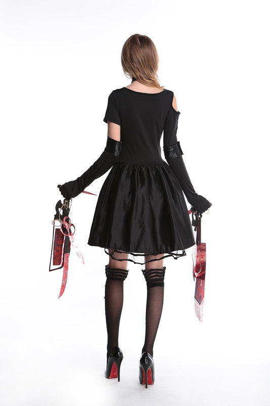 Halloween Men & Women Skeleton Ghost Bride Cosplay Couple Party Sets
