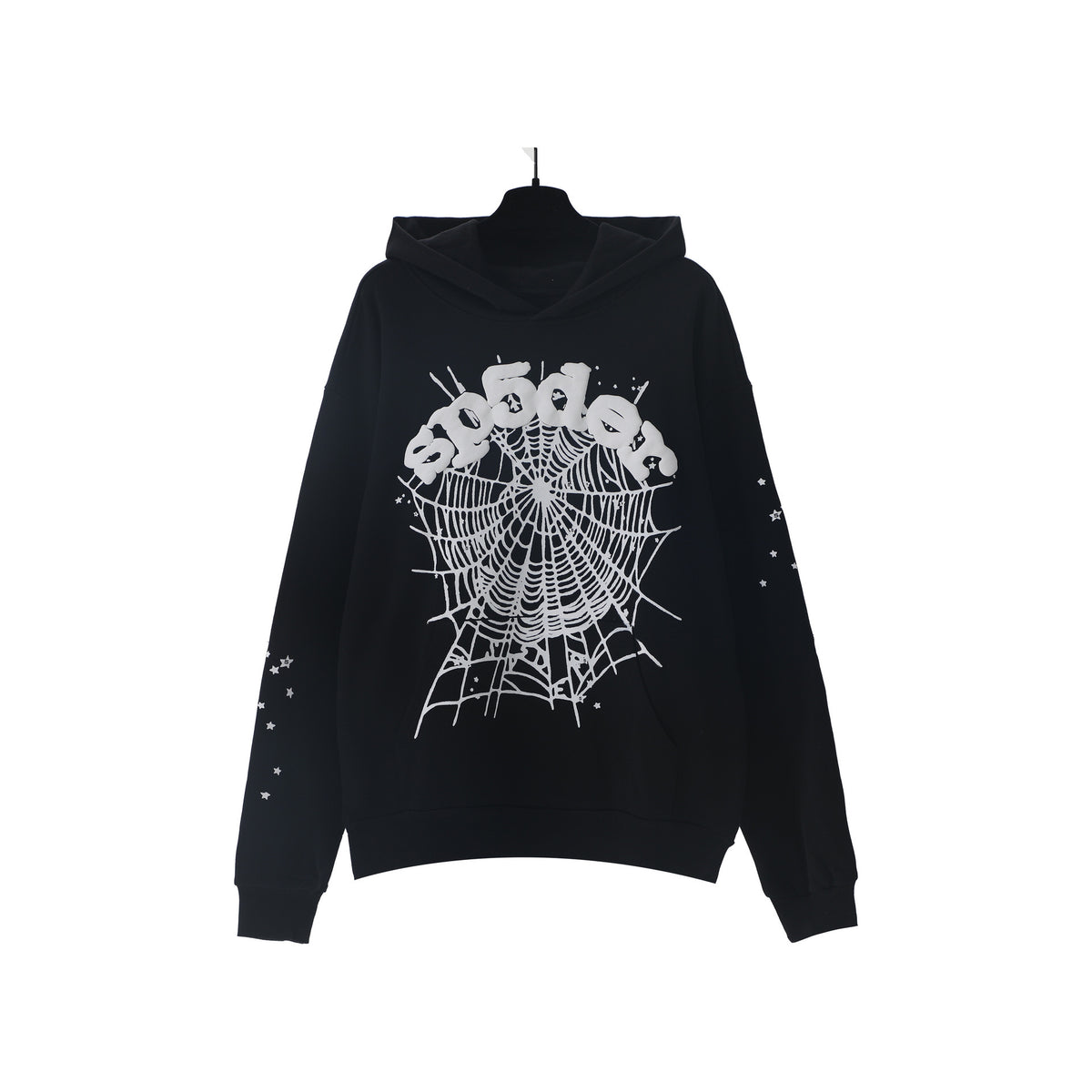 Sp5der Foam Print Spider Web Hoodie Sweatshirt Jogger Pants Set