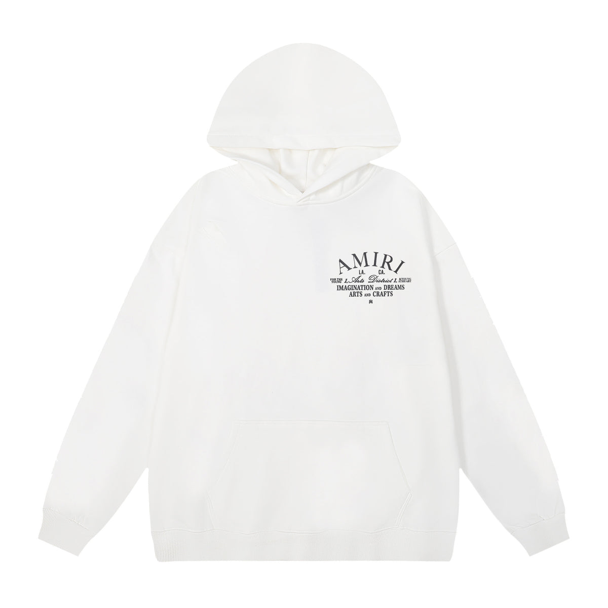 AMIRI Graphic Print Hoodie Streetwear Cotton Pullover Sweatshirt