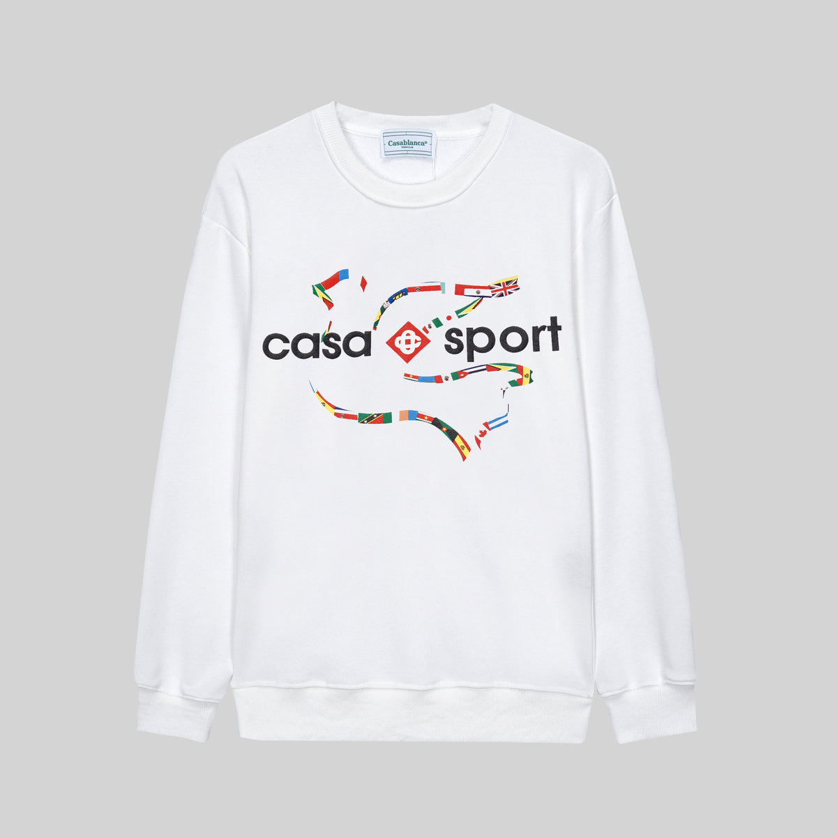 Casablanca Arch Logo Crewneck Casa Graphic Print Casual Pullover