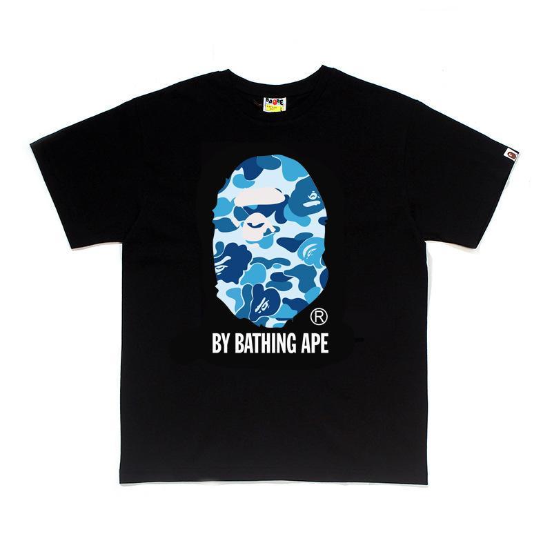 BAPE Ape Head Print Loose Unisex Streetwear T-Shirt