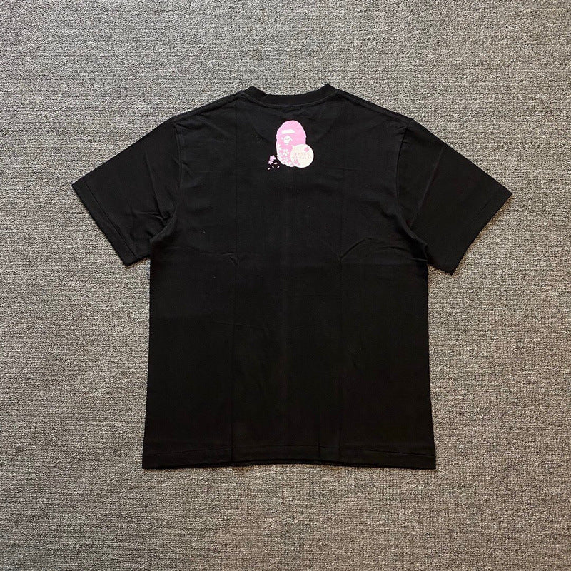 Bape Sakura Floral Graphic Oversized Tee Streetwear Unisex