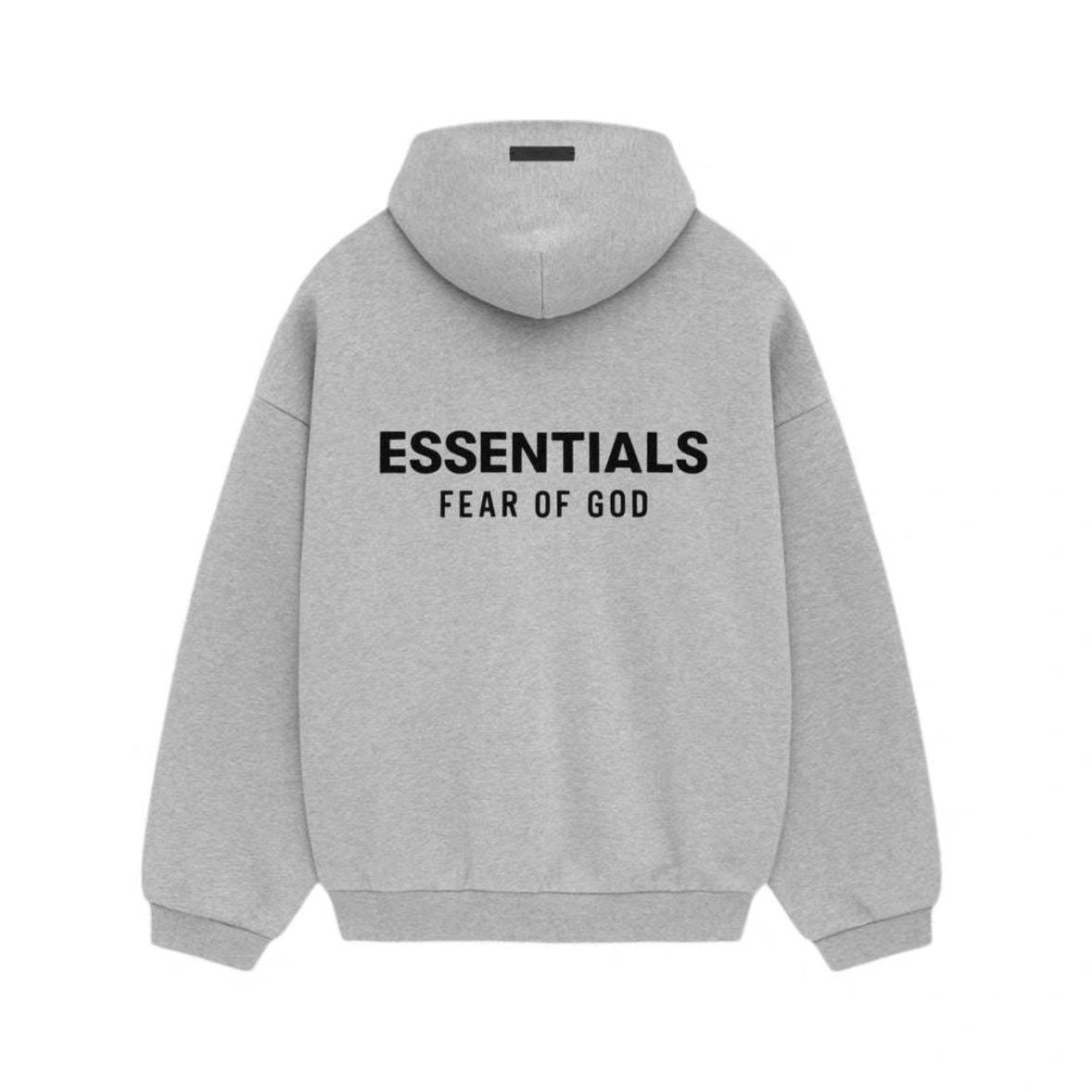 Essentials Silicon Letter Streetwear Pullover Hoodie