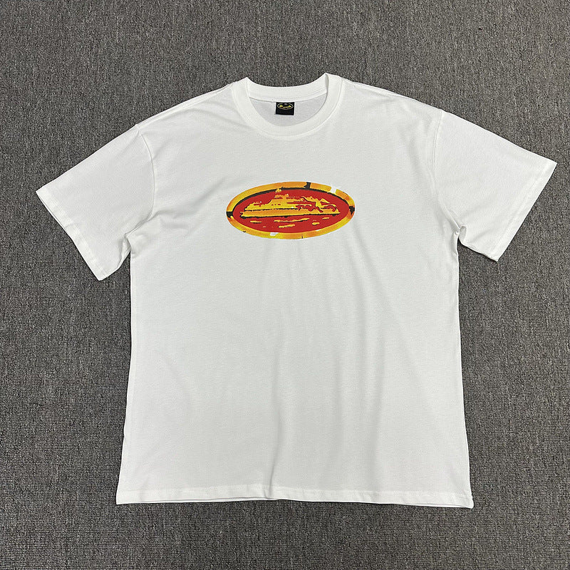Corteiz Alcatraz Logo Letter Crew Neck Short Sleeve T‑Shirt Unisex