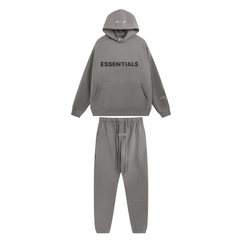 Fear of God ESSENTIALS 3D Reflective Letter Hoodie Pullover sweatpants