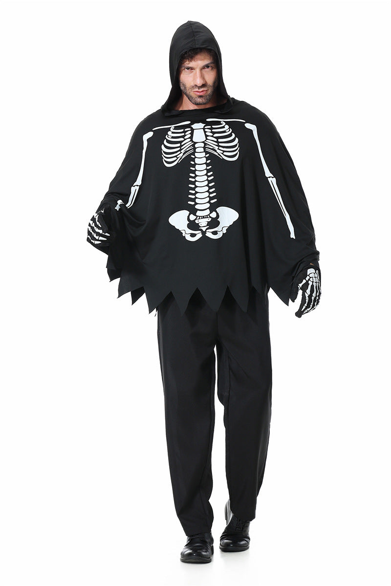 Halloween Men & Women Skeleton Ghost Bride Cosplay Couple Party Sets