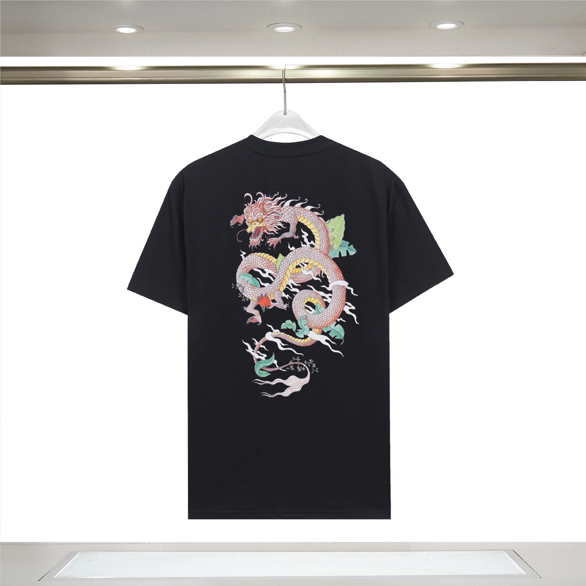 Casablanca Art Graphic Print Loose Unisex Short Sleeve T-Shirt