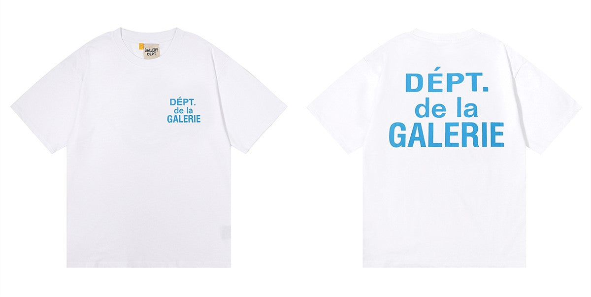 Gallery Dept Tie Dye Washed Graffiti Print Crew Neck T‑Shirt Unisex