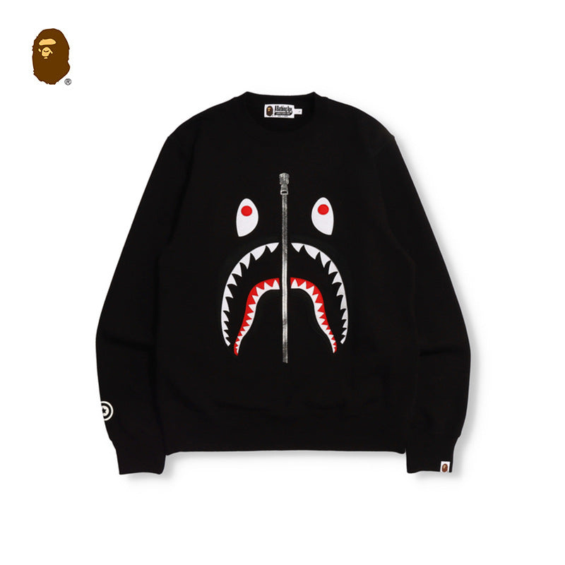 Bape Camo Ape Head Graphic Oversized Crewneck Streetwear Unisex