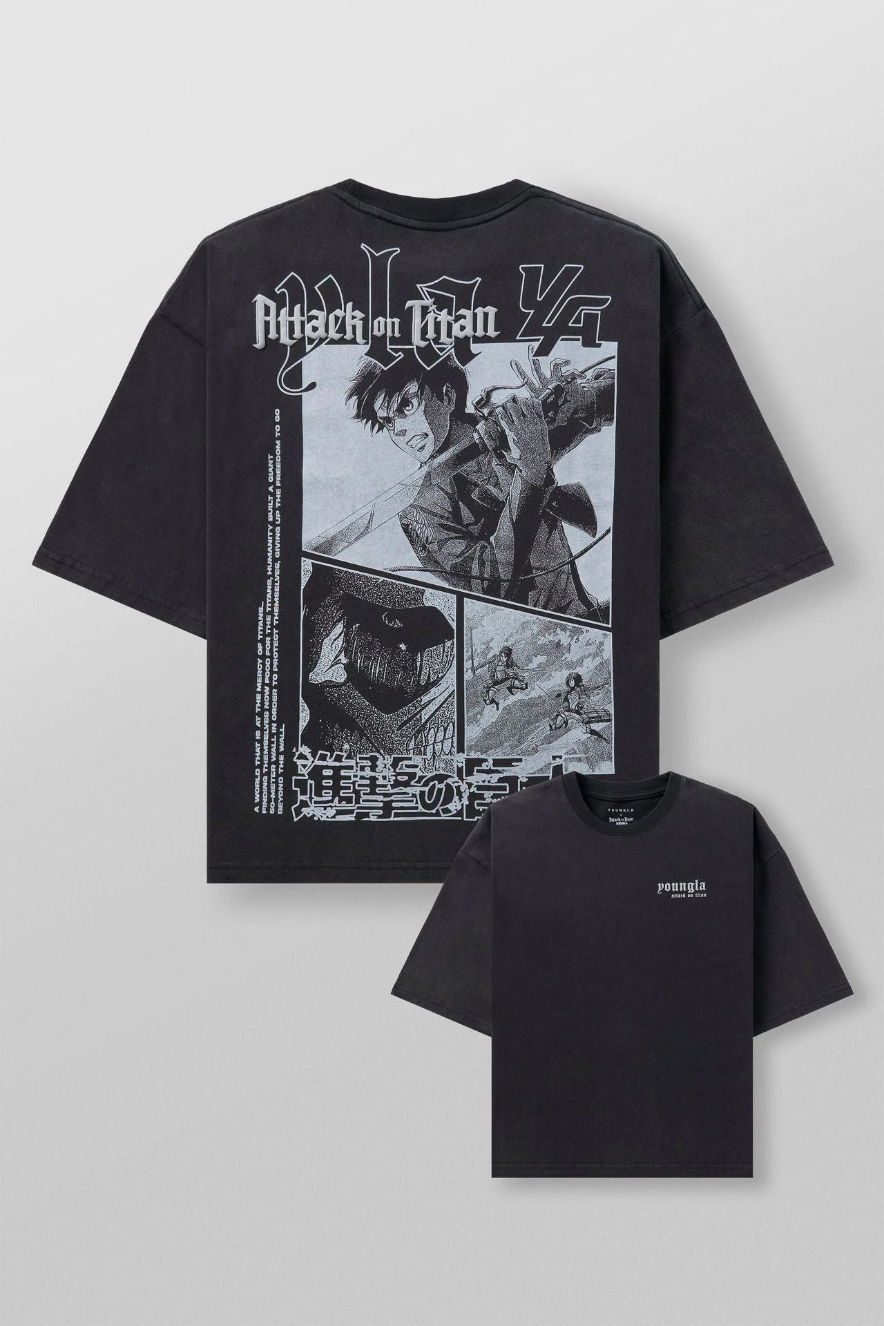 YOUNGLA 4186 AOT© x YLA Cropped Tees