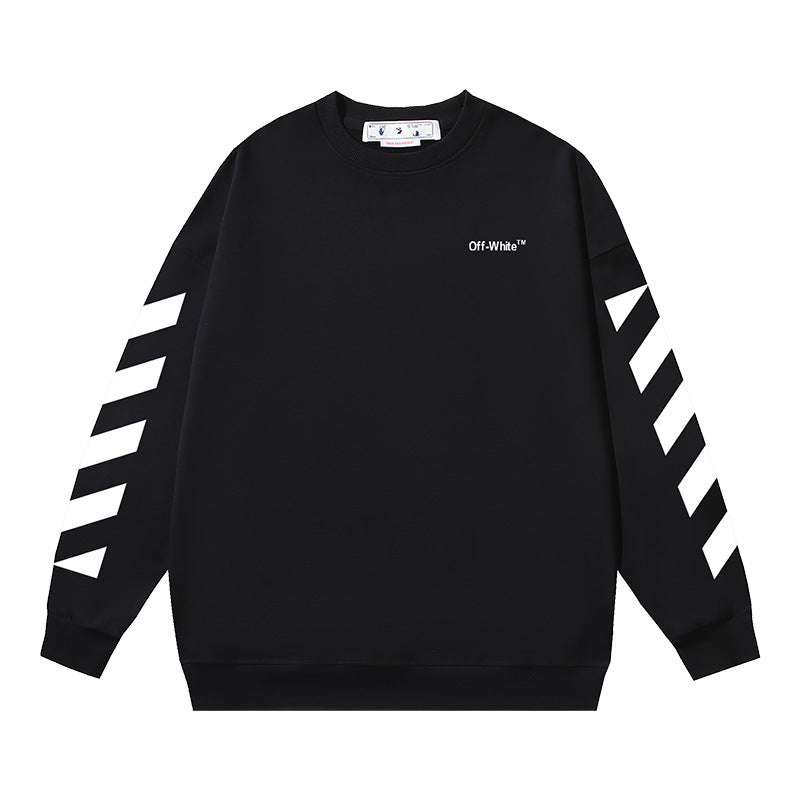 Off-White Multi Graphic Arrow Logo Unisex Crew Neck Sweatshirt