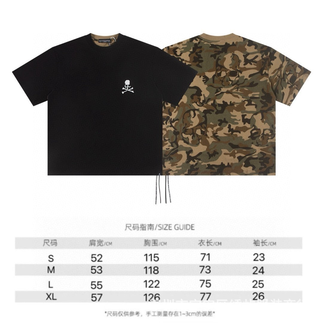 Mastermind Japan Skull Print Crew Neck Short Sleeve T Shirt Unisex