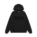 Fear of God ESSENTIALS Flocked Letter Print Oversized Hoodie