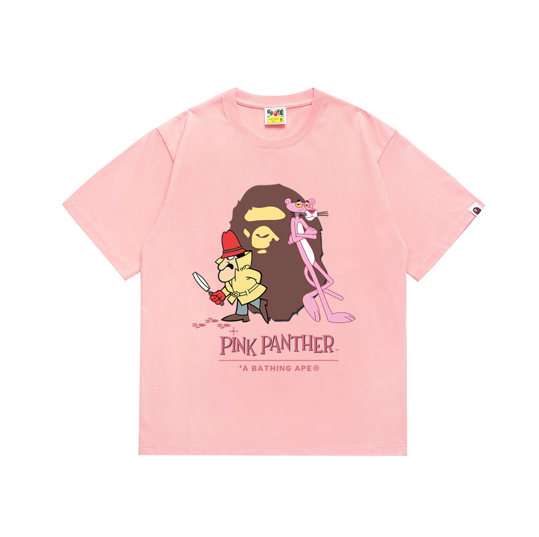 Bape Maneki Neko Ape Head Graphic Oversized Tee Streetwear Unisex