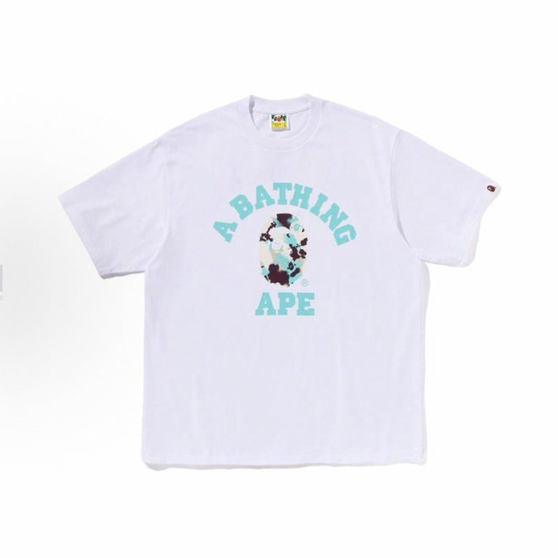 BAPE Ape Head Shark Print Unisex Casual T-Shirt