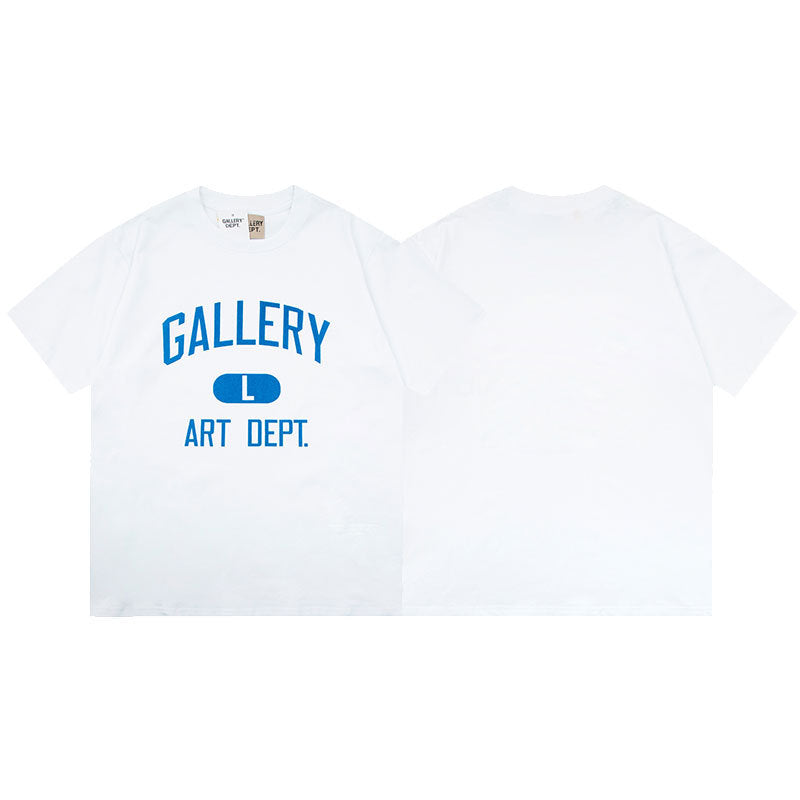 Gallery Dept Vintage Washed Graphic Short Sleeve Tee Streetwear Unisex