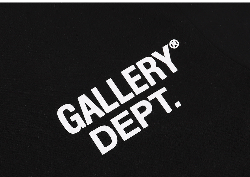 Gallery Dept Classic Logo Slogan Crew Neck Short Sleeve T‑Shirt Unisex