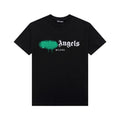 Palm Angels Heart Letter Graphic Short Sleeve Tee Streetwear Unisex