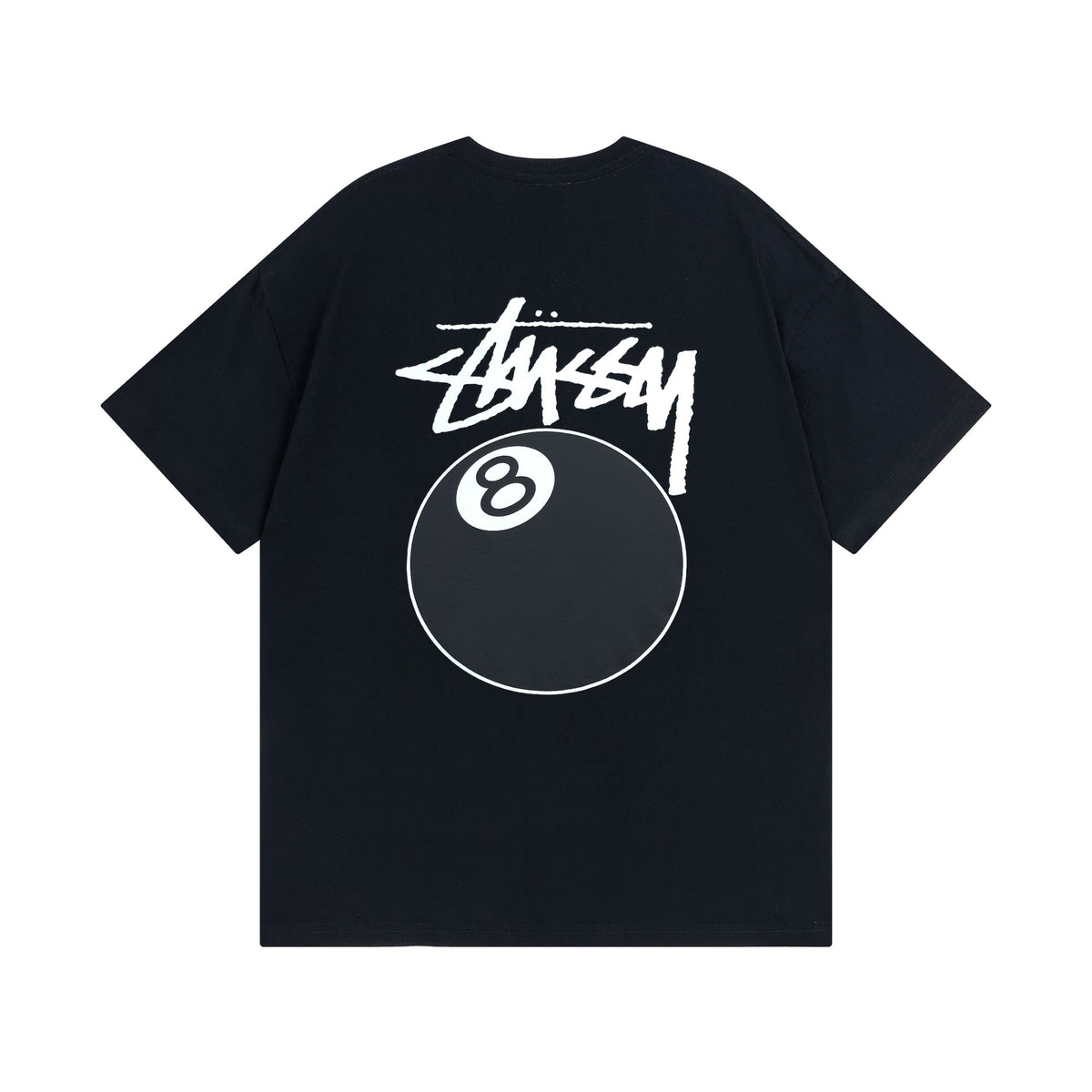 Stussy Dice 8 Ball Logo Print Oversized Tee Multi‑Style