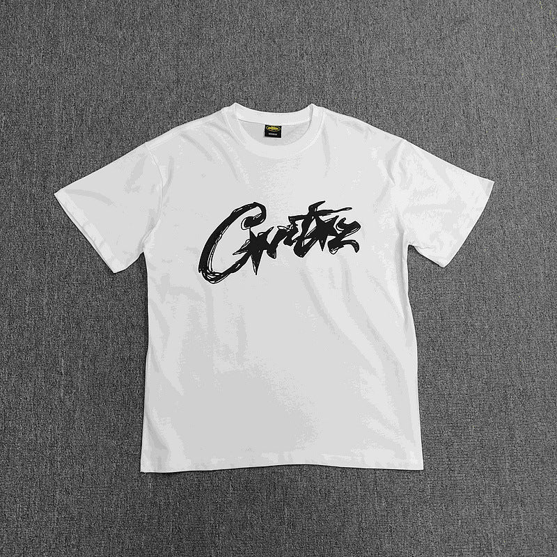 Corteiz Alcatraz Logo Letter Crew Neck Short Sleeve T‑Shirt Unisex
