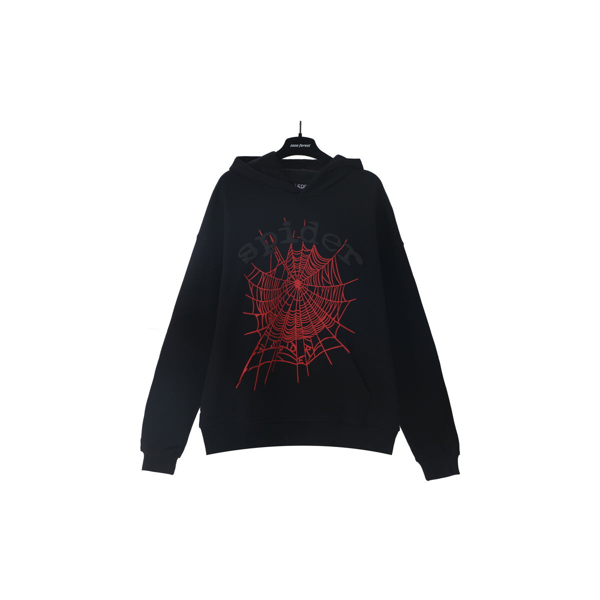 Sp5der Foam Print Spider Web Hoodie Sweatshirt Jogger Pants Set