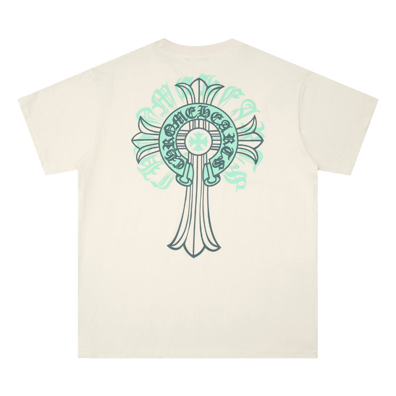 Chrome Hearts Multi‑Cross Graphic Oversized Tee Streetwear Unisex