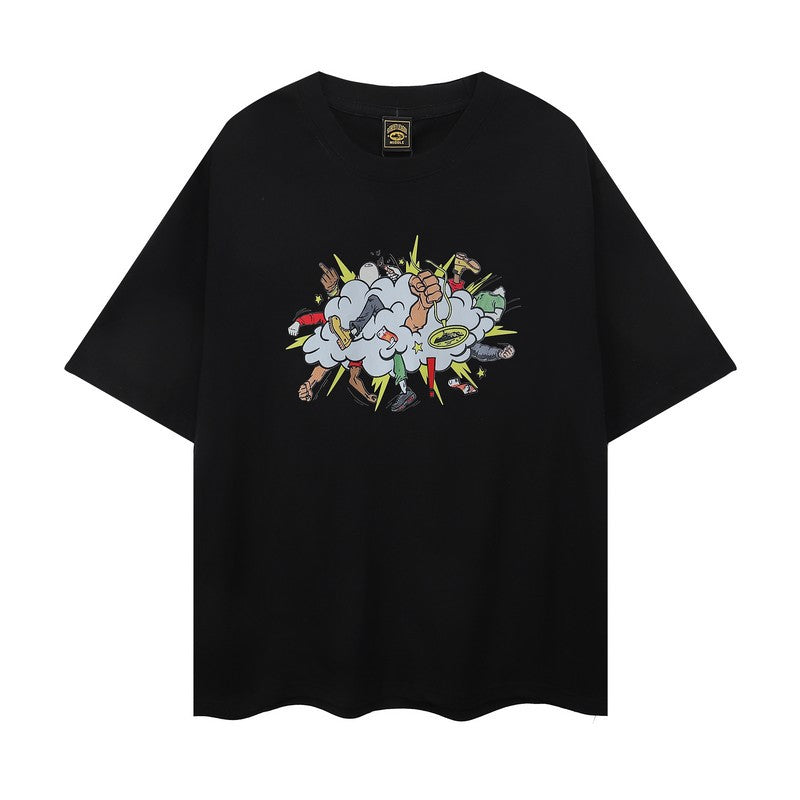Corteiz Graffiti Graphic Tee Loose Unisex High Street T-Shirt