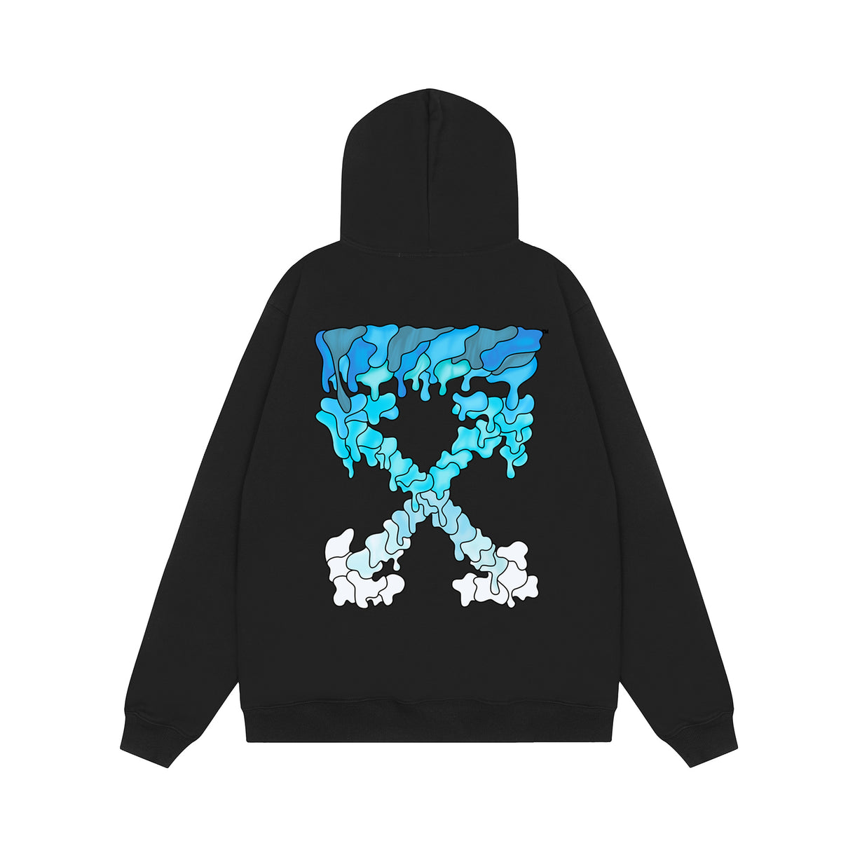 Off‑White Multi‑Arrow Abstract Graphic Oversized Hoodie Streetwear