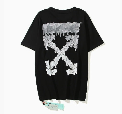 Off-White Arrow Graphic Print Short Sleeve Tee Streetwear Unisex