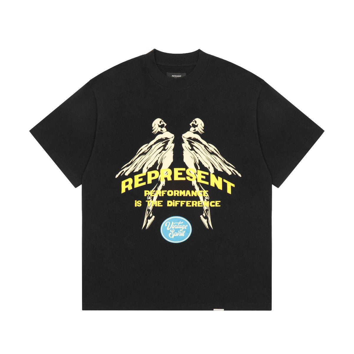Represent Shark Washed Graphic Oversized Tee Streetwear Unisex