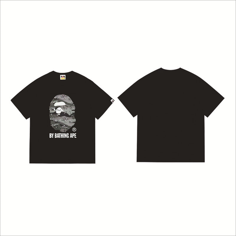 Bape Sakura Floral Graphic Oversized Tee Streetwear Unisex