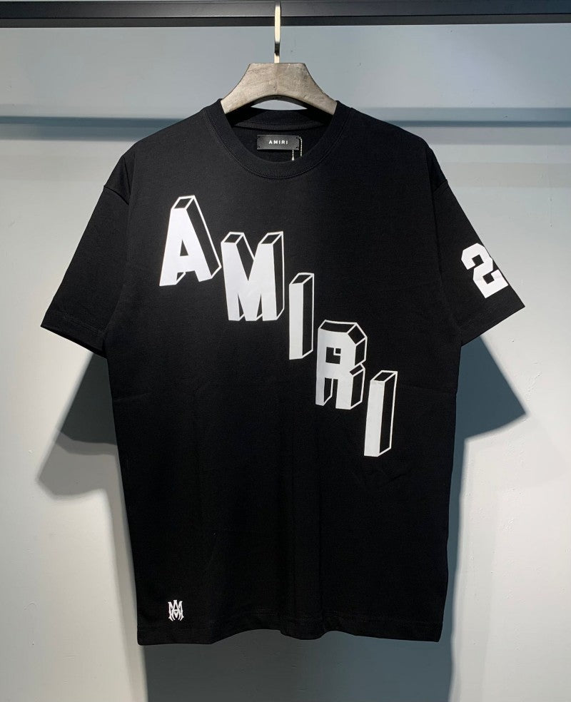 Amiri Multi‑Print Peace Dove Graffiti Oversized Tee Streetwear
